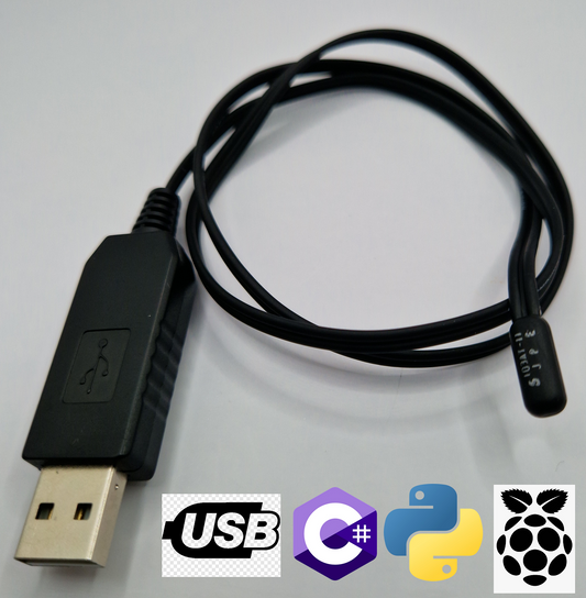 USB Thermometer -24°C to +105°C with USB connection