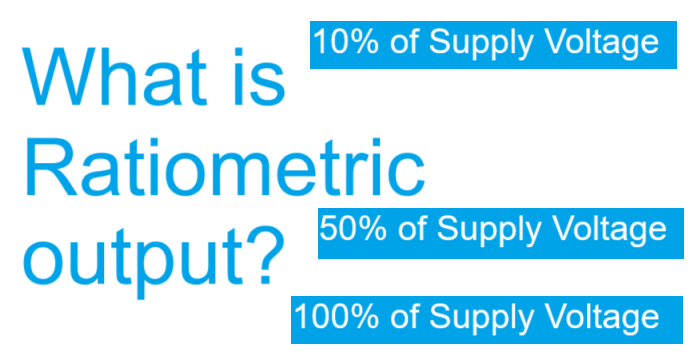 What is Ratiometric output?