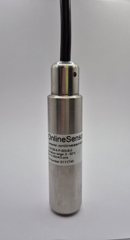 0 to 100 4-20mA submersible temp sensor probe