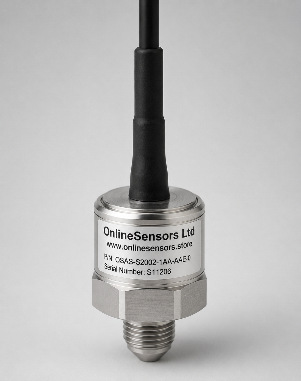 Stainless Body Pressure Sensor 0.5 - 4.5V 1/8 NPT Thread UK Made